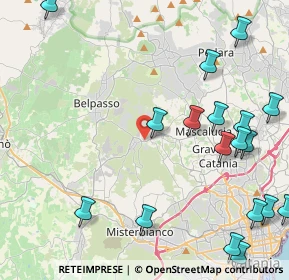 Mappa Via Giuseppe Garibaldi, 95030 San Pietro Clarenza CT, Italia (6.53389)