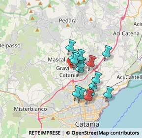 Mappa Via Emanuele Cutore, 95030 Gravina di Catania CT, Italia (2.858)