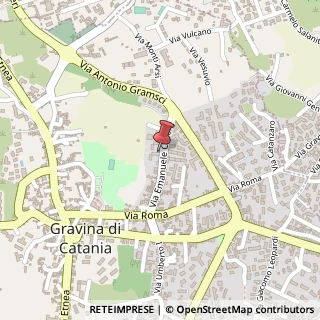 Mappa Via cutore emanuele 66, 95030 Gravina di Catania, Catania (Sicilia)
