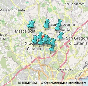 Mappa Viale Leonardo Da Vinci, 95030 Tremestieri Etneo CT, Italia (1.12529)