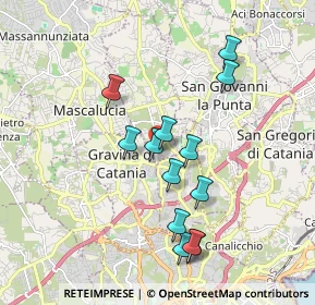 Mappa Viale Leonardo Da Vinci, 95030 Tremestieri Etneo CT, Italia (1.91154)
