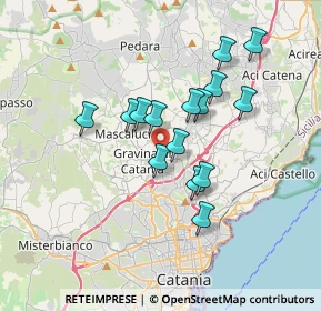 Mappa Viale Leonardo Da Vinci, 95030 Tremestieri Etneo CT, Italia (3.24267)