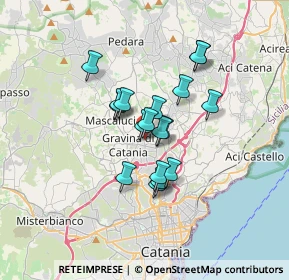 Mappa Viale Leonardo Da Vinci, 95030 Tremestieri Etneo CT, Italia (2.68944)