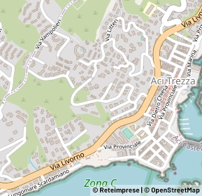Mappa Via diodoro siculo, 95021 Aci Castello CT, Italia (0.264)