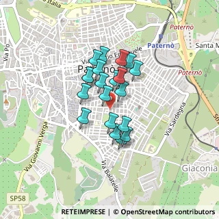 Mappa Via Como, 95047 Paternò CT, Italia (0.3365)