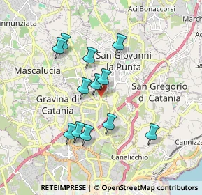 Mappa Via Roma, 95030 Sant'Agata Li Battiati CT, Italia (1.80583)