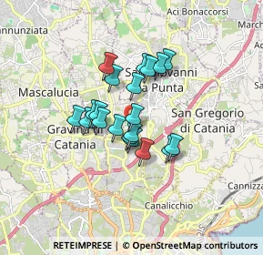 Mappa Via Roma, 95030 Sant'Agata Li Battiati CT, Italia (1.3185)