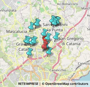 Mappa Via Roma, 95030 Sant'Agata Li Battiati CT, Italia (1.4255)