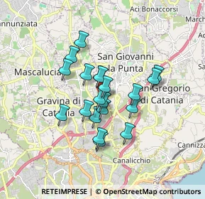 Mappa Via Roma, 95030 Sant'Agata Li Battiati CT, Italia (1.43)