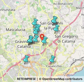 Mappa Via Roma, 95030 Sant'Agata Li Battiati CT, Italia (1.52714)