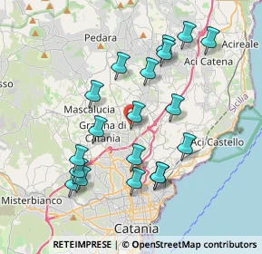 Mappa Via Roma, 95030 Sant'Agata Li Battiati CT, Italia (4.22053)