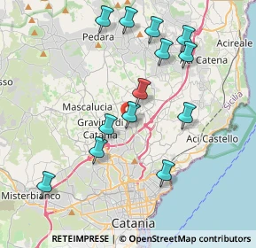 Mappa Via Roma, 95030 Sant'Agata Li Battiati CT, Italia (4.45231)