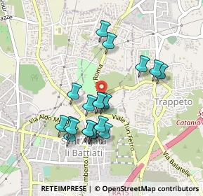 Mappa Via Roma, 95030 Sant'Agata Li Battiati CT, Italia (0.466)