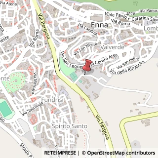Mappa Via Pergusa, 205, 94100 Enna, Enna (Sicilia)