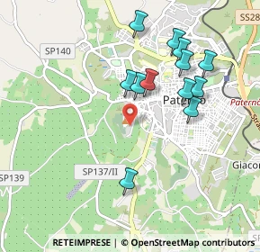 Mappa Via degli Svevi, 95047 Paternò CT, Italia (1.03)