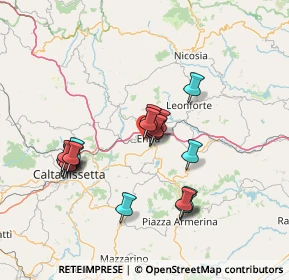 Mappa Via Giosuè Carducci, 94100 Enna EN, Italia (14.418)