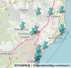 Mappa Via Pablo Picasso, 95037 San Giovanni La Punta CT, Italia (5.21267)