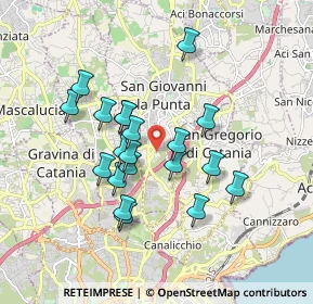 Mappa Via Pablo Picasso, 95037 San Giovanni La Punta CT, Italia (1.7035)