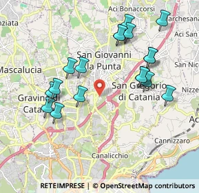 Mappa Via Pablo Picasso, 95037 San Giovanni La Punta CT, Italia (2.245)