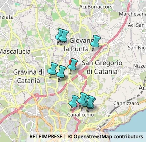 Mappa Via Pablo Picasso, 95037 San Giovanni La Punta CT, Italia (1.78417)
