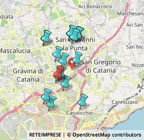 Mappa Via Pablo Picasso, 95037 San Giovanni La Punta CT, Italia (1.64824)