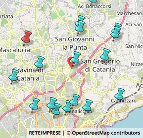 Mappa Via Pablo Picasso, 95037 San Giovanni La Punta CT, Italia (2.80588)