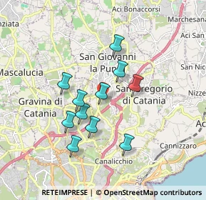 Mappa Via Pablo Picasso, 95037 San Giovanni La Punta CT, Italia (1.65545)
