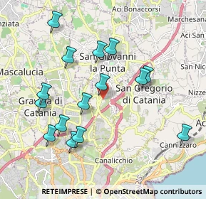 Mappa Via Pablo Picasso, 95037 San Giovanni La Punta CT, Italia (2.244)