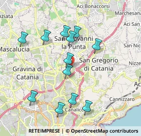 Mappa Via Pablo Picasso, 95037 San Giovanni La Punta CT, Italia (2.1175)