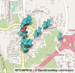 Mappa Via Pablo Picasso, 95037 San Giovanni La Punta CT, Italia (0.21724)