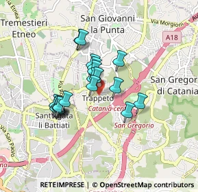 Mappa Via Pablo Picasso, 95037 San Giovanni La Punta CT, Italia (0.7705)