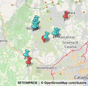 Mappa Vico Olivella, 95040 Camporotondo Etneo CT, Italia (3.54455)