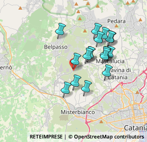 Mappa Vico Olivella, 95040 Camporotondo Etneo CT, Italia (3.38)