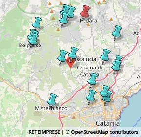 Mappa Via Santa Margherita, 95030 Mascalucia CT, Italia (5.0935)