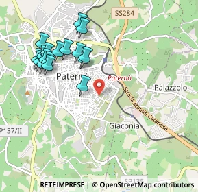 Mappa Via Mestre, 95047 Paternò CT, Italia (1.21588)