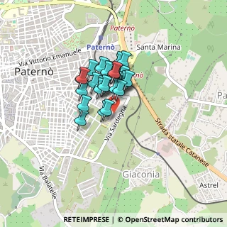 Mappa Via della Sapienza, 95047 Paternò CT, Italia (0.28214)