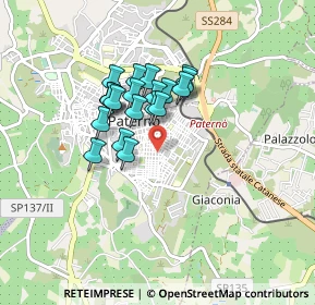 Mappa Via Ruggero VII, 95047 Paternò CT, Italia (0.7165)