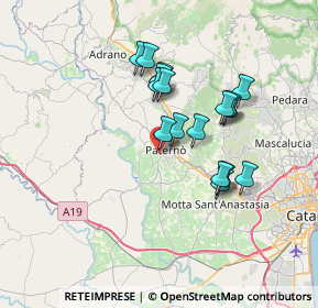 Mappa Via Gaudio, 95047 Paternò CT, Italia (6.66118)