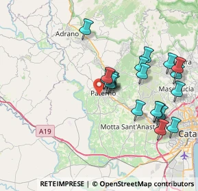 Mappa Via Gaudio, 95047 Paternò CT, Italia (8.261)