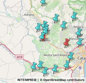 Mappa Via Gaudio, 95047 Paternò CT, Italia (9.9425)