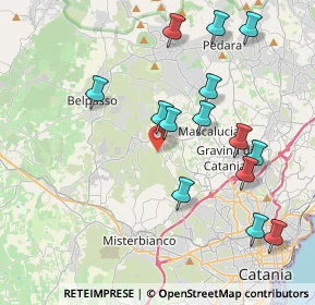 Mappa Via Siracusa, 95030 San Pietro Clarenza CT, Italia (4.72571)