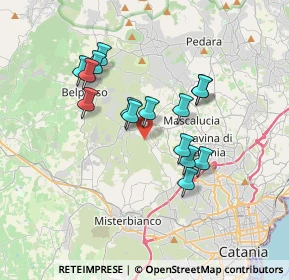 Mappa Via Siracusa, 95030 San Pietro Clarenza CT, Italia (3.35867)