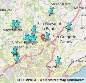 Mappa Via Pensavalle Trappeto, 95037 San Giovanni La Punta CT, Italia (2.32143)
