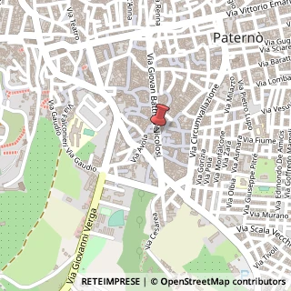 Mappa Via Nicolosi Gian Battista, 272, 95047 Paterno, Potenza (Basilicata)