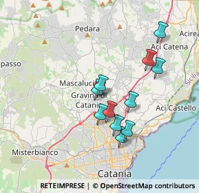 Mappa Via San Paolo, 95030 Tremestieri Etneo CT, Italia (3.49364)