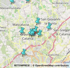 Mappa Via San Paolo, 95030 Tremestieri Etneo CT, Italia (1.72818)