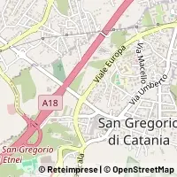 Map San Gregorio di Catania