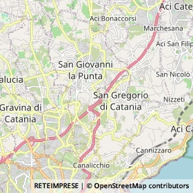 Mappa San Gregorio di Catania