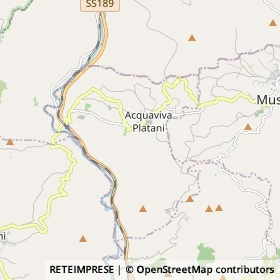 Mappa Acquaviva Platani