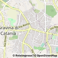 Map Gravina di Catania